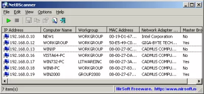 Скриншот приложения NetBScanner - №1