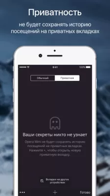 Скриншот приложения Веб-браузер Opera (old) - №4