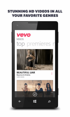 Скриншот приложения VEVO - №3