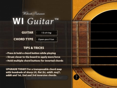 Скриншот приложения WI Guitar - №2