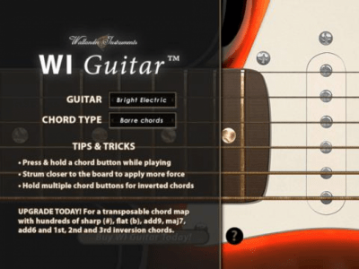 Скриншот приложения WI Guitar - №3