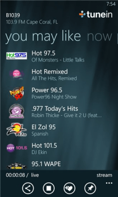 Скриншот приложения TuneIn Radio - №4