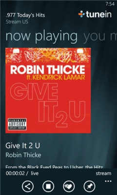 Скриншот приложения TuneIn Radio - №5