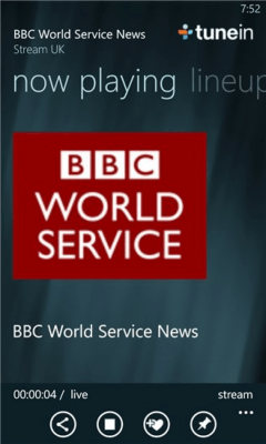 Скриншот приложения TuneIn Radio - №6