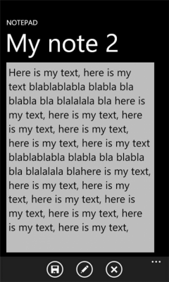 Скриншот приложения Notepad Free - №7