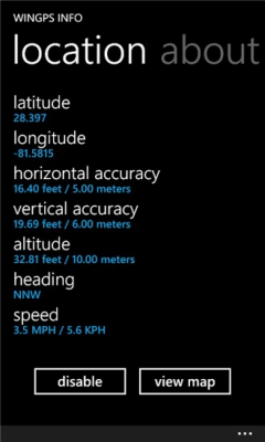 Скриншот приложения WinGPS Info - №6