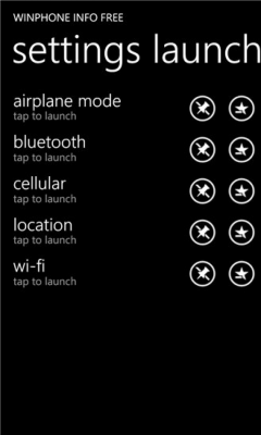Скриншот приложения WinPhone Info Free - №3