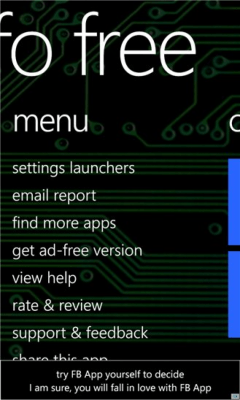 Скриншот приложения WinPhone Info Free - №4
