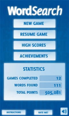 Скриншот приложения Word Search Deluxe - №6