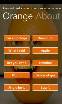 Скриншот приложения The Annoying Orange - №1