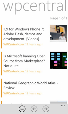 Скриншот приложения Windows Phone News - №2