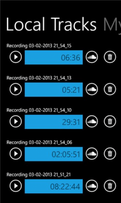 Скриншот приложения Cloud Recorder - №4