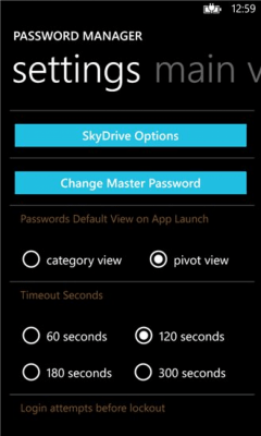 Скриншот приложения Password Manager Free - №1