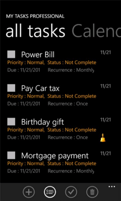 Скриншот приложения My Tasks Professional Free - №8