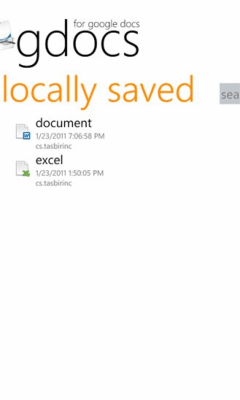 Скриншот приложения GDocs - №3