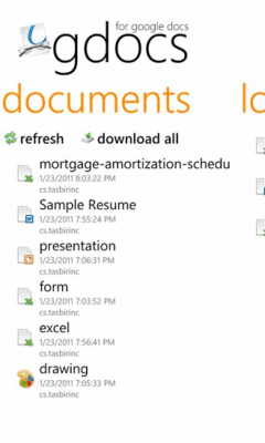 Скриншот приложения GDocs - №4