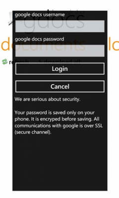Скриншот приложения GDocs - №5