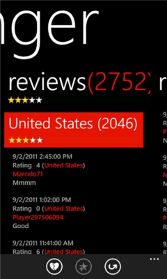 Скриншот приложения App Reviews - №3