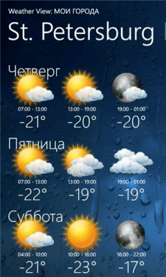 Скриншот приложения Weather View - №7