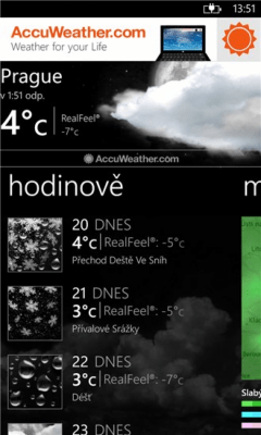 Скриншот приложения AccuWeather - Weather for Life - №2