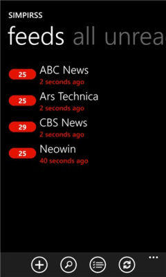 Скриншот приложения SimpiRSS - №3