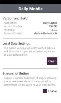 Скриншот приложения Daily Mobile - №3