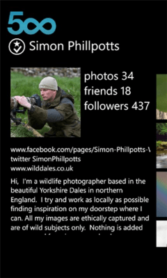 Скриншот приложения 500px Viewer - №7