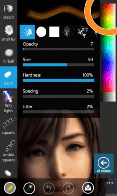 Скриншот приложения Fantasia Painter Free - №8