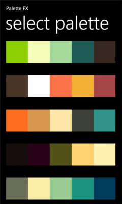 Скриншот приложения Palette FX Lite - №2