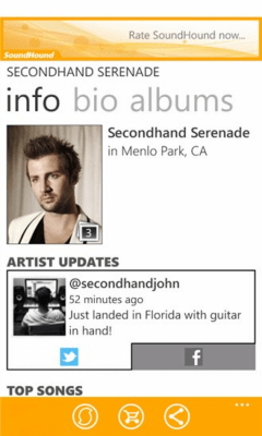 Скриншот приложения SoundHound - №6