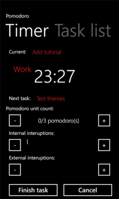Скриншот приложения Pomodoro Free - №3