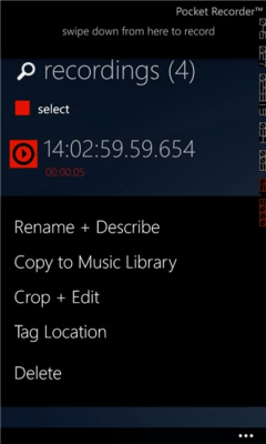 Скриншот приложения Pocket Recorder - №4