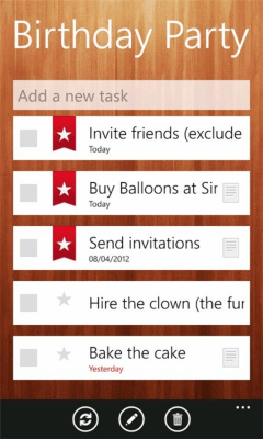 Скриншот приложения Wunderlist - №5