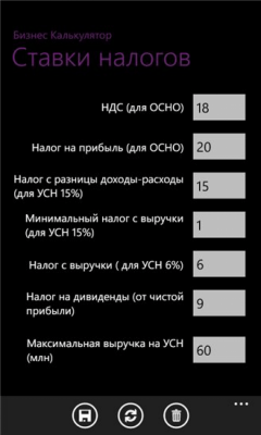 Скриншот приложения Бизнес калькулятор - №7