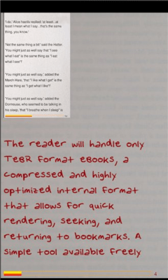 Скриншот приложения Tiny eBook Reader - №1