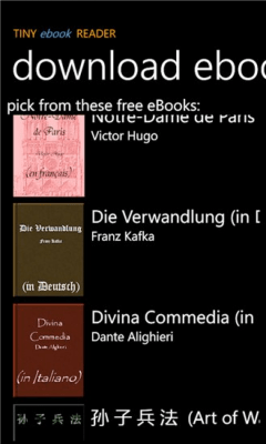 Скриншот приложения Tiny eBook Reader - №7