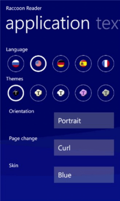 Скриншот приложения Raccoon Reader Lite - №7