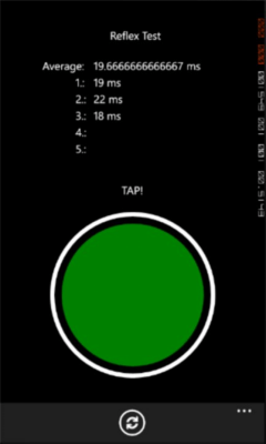 Скриншот приложения Reflex Test - №1