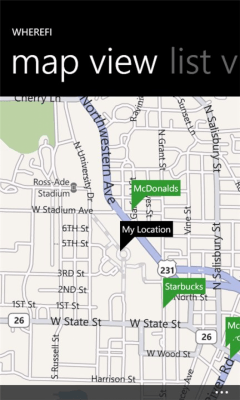 Скриншот приложения WhereFi - №1