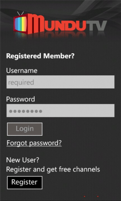 Скриншот приложения mundu TV - №1