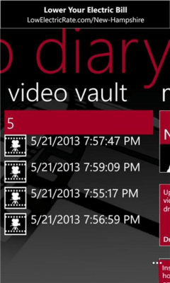 Скриншот приложения Video Diary - №7