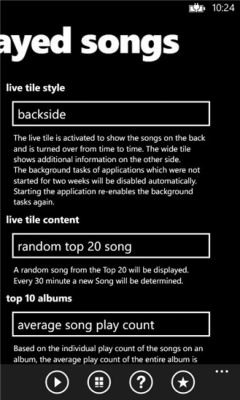 Скриншот приложения Most Played Songs - №5
