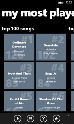 Скриншот приложения Most Played Songs - №8