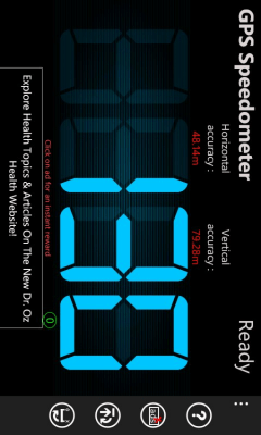 Скриншот приложения FREE GPS Speedometer - №5