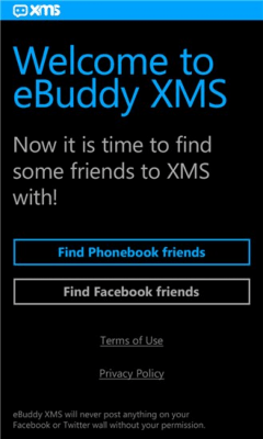 Скриншот приложения eBuddy XMS - №7