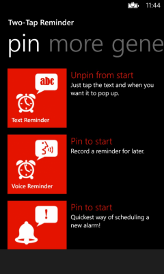 Скриншот приложения Two-tap Reminder - №2