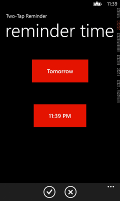 Скриншот приложения Two-tap Reminder - №4