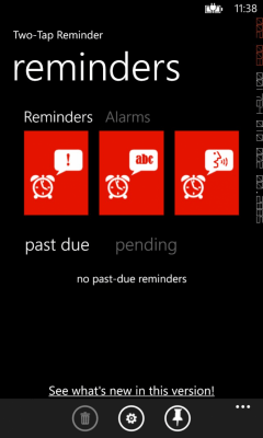 Скриншот приложения Two-tap Reminder - №7