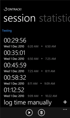 Скриншот приложения ONTRACK! Time Tracker - №5
