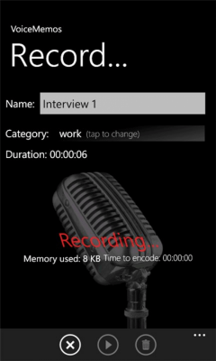 Скриншот приложения VoiceMemos Free - №3